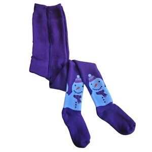 MiM Fleece Lined Footed Girls Tights, size 5